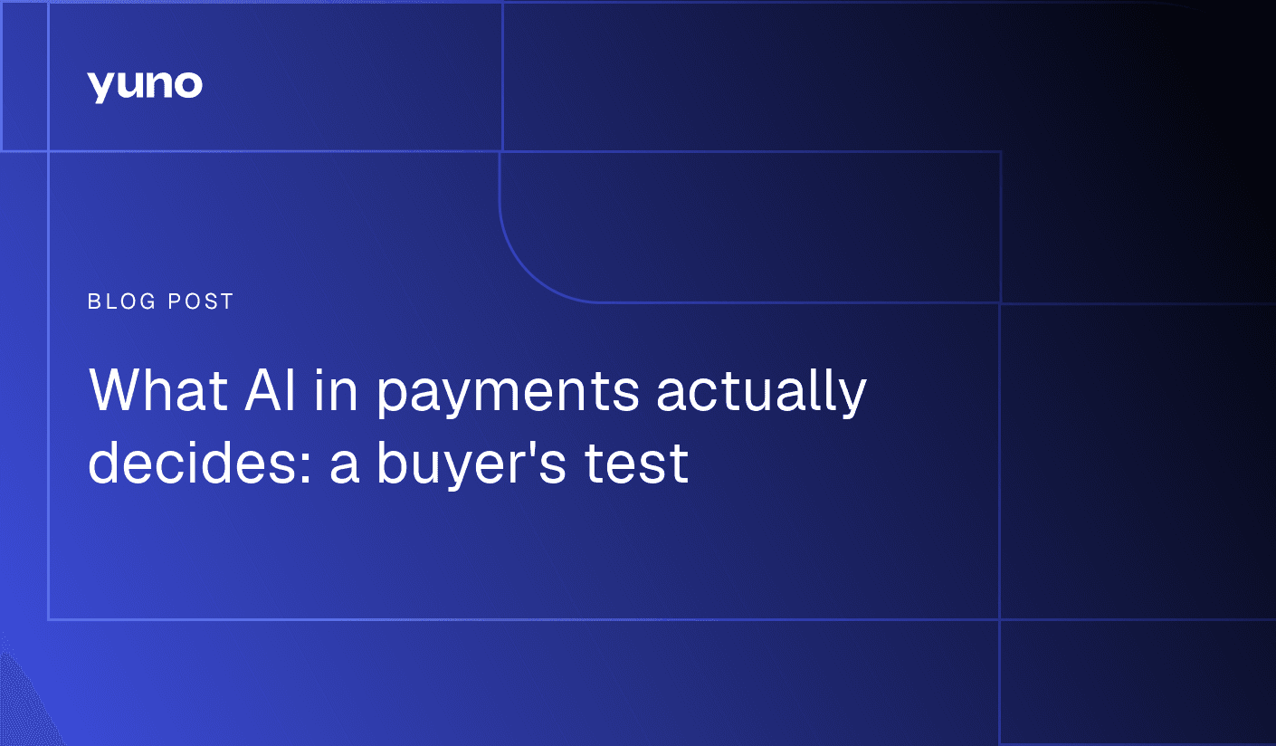What AI in payments actually decides: a buyer's test